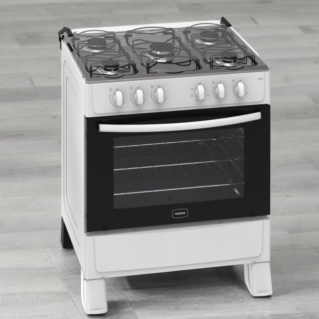 Fogão 5 Queimadores Hera Plus Branco – REALCE ELETRODOMÉSTICOS