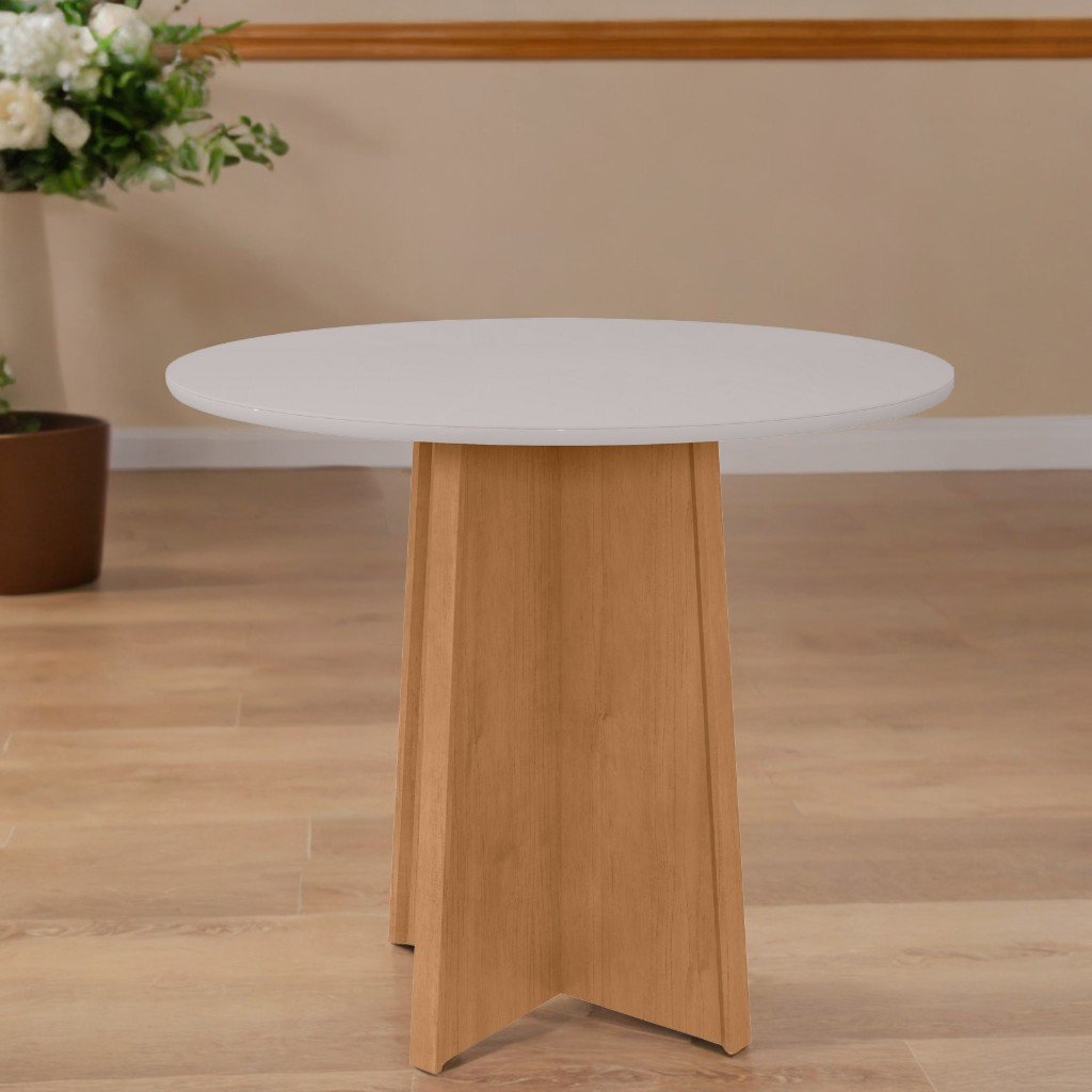 Mesa Redonda Celebrare 100 Amêndoa Clean/Off White – LOPAS