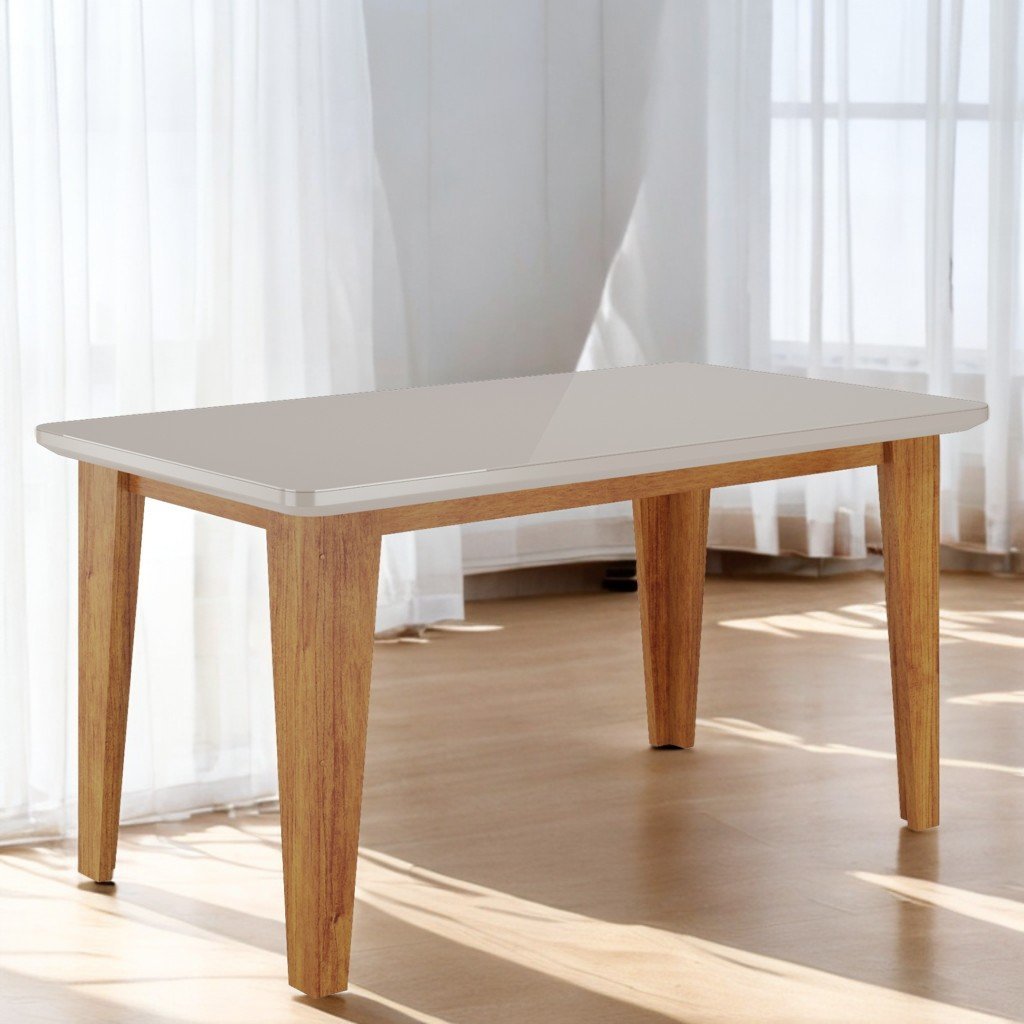 Mesa Kota/Dakota 160 Mel/Blonde Off White – VIERO MÓVEIS