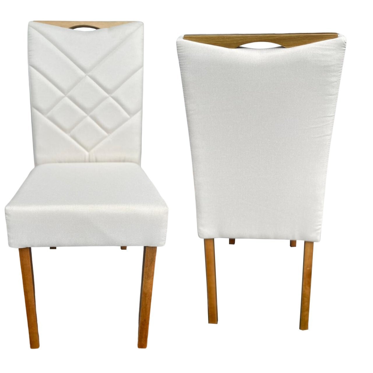 Kit 2 Cadeiras Malu Nature Linho Bege – CLEFATOS DECOR