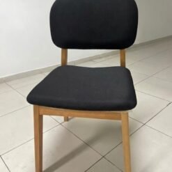 Mesa Berlim 100 Cinamomo/Off White com 4 Cadeiras Gaya Linho Preto 09 – CEL MÓVEIS + J SILVA MÓVEIS - Imagem 2