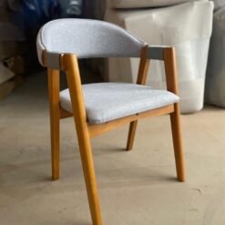 Mesa Damiana BA56 160 Canela/Off White com 6 Cadeiras Ravenna Linho Cinza – KAPPESBERG + GARDIM MÓVEIS - Imagem 2