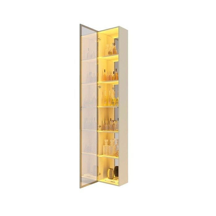 Cristaleira Torre Luminare Reflect Off White – GELIUS - Imagem 2