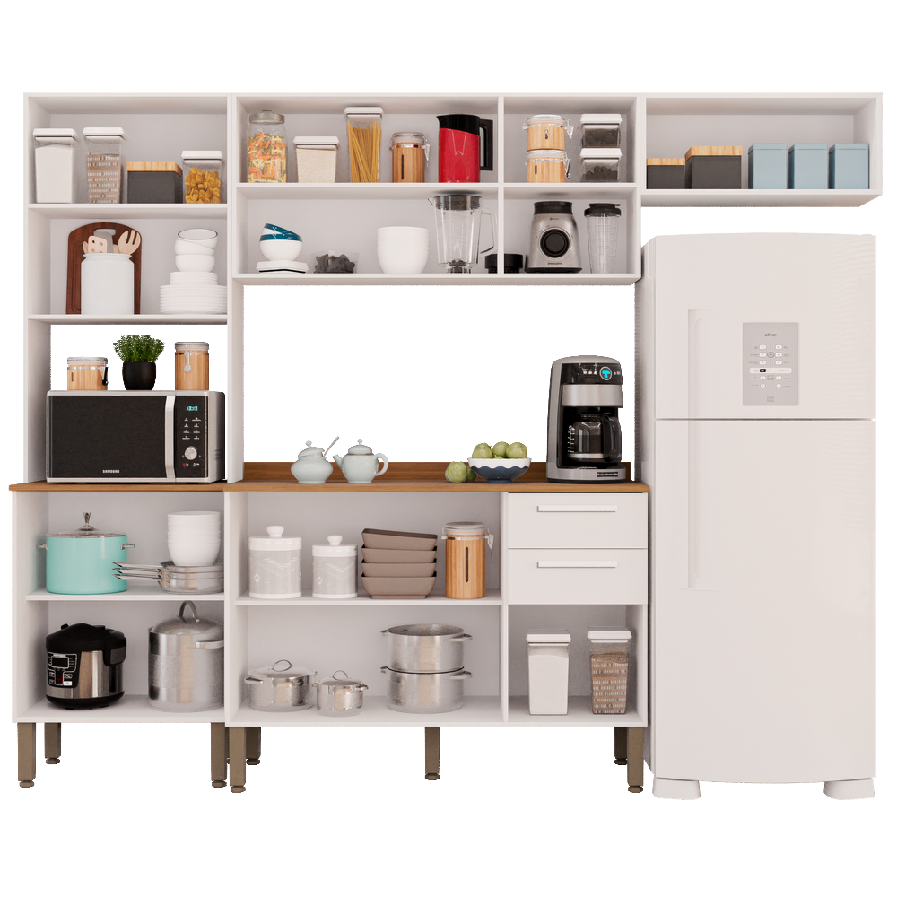 Cozinha Completa New Valência Branco – SALLÊTO - Imagem 2